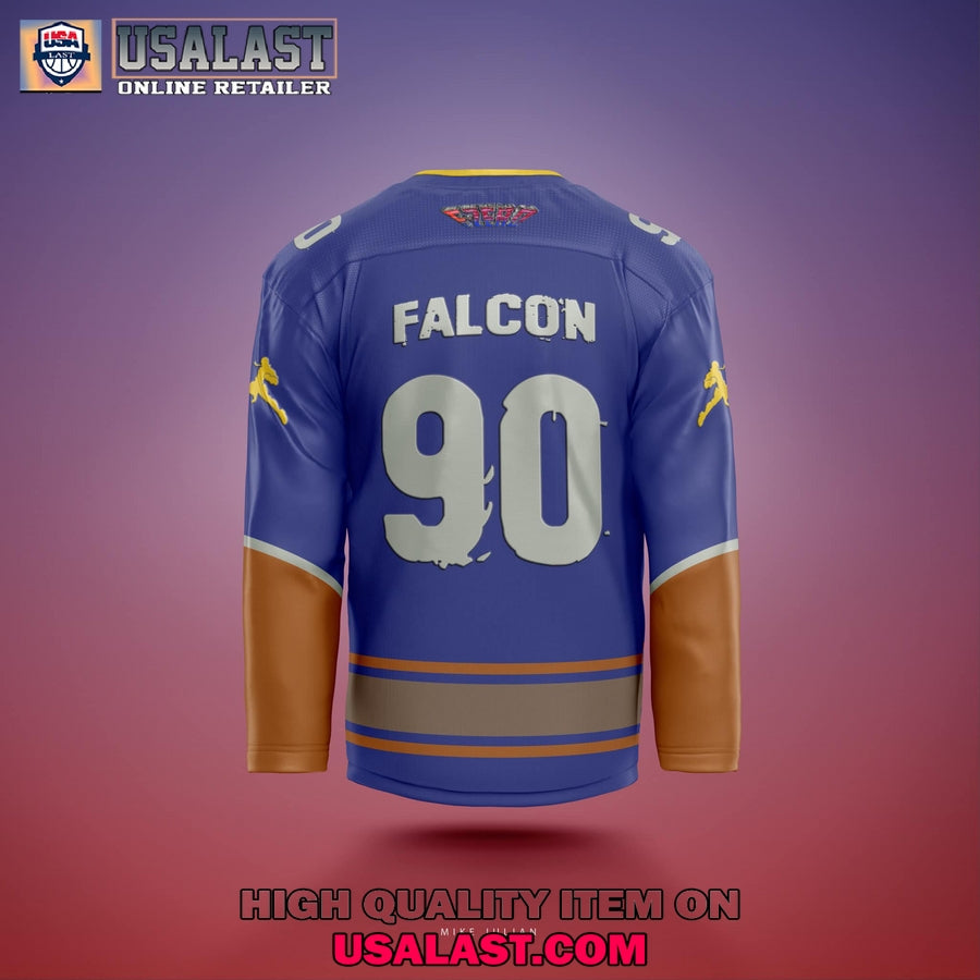 Captain Falcon F-Zero Custom Hockey Jersey hockey jersey product view 3