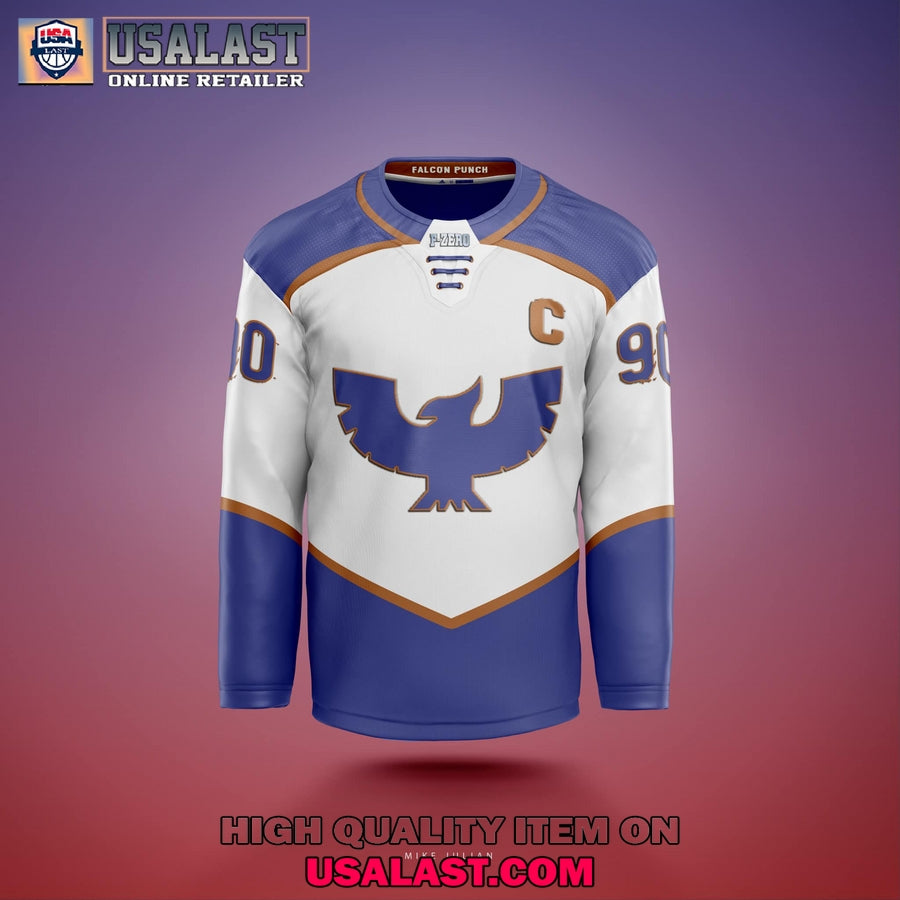 Captain Falcon F-Zero Custom Hockey Jersey hockey jersey product view 4