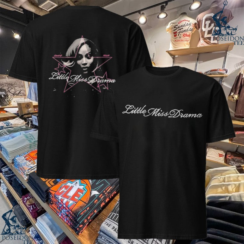 Cardi B Little Miss Drama Rhinestone Courtroom T-shirt Unisex T-shirt, Sweatshirt, Hoodie, Long Sleeve Tee - T-Shirt, Sweatshirt, Hoodie