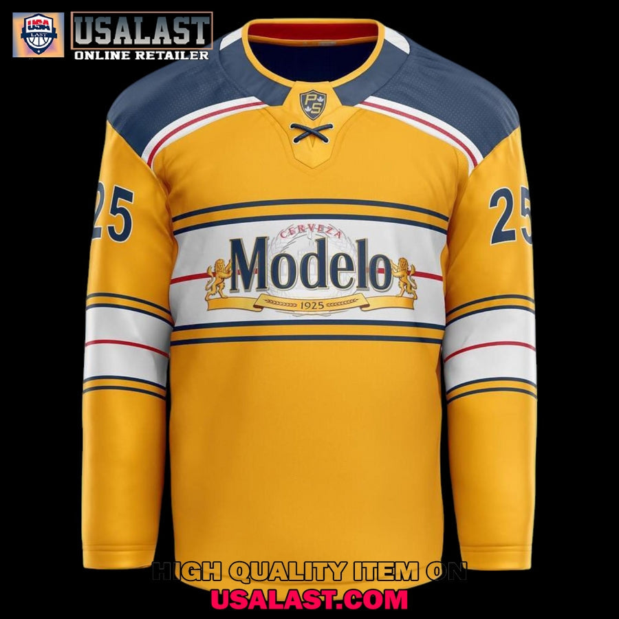 Casa Modelo Beer Custom Hockey Jersey hockey jersey product view 2