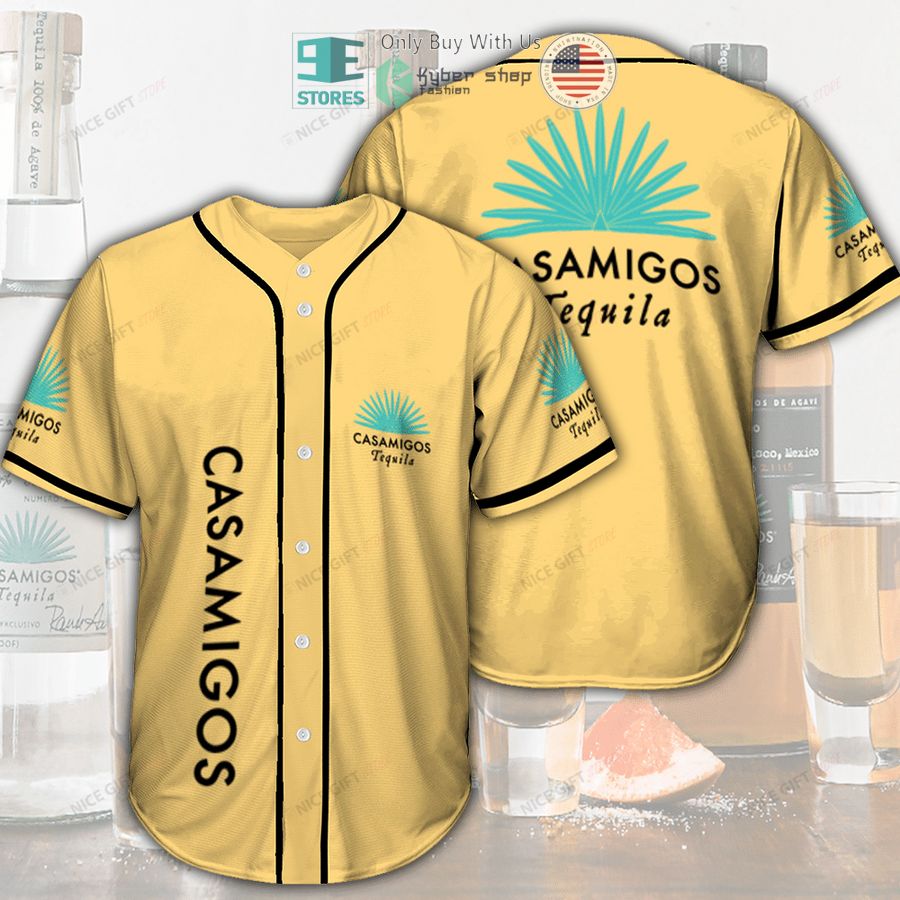 BEST Casamigos logo Baseball Jersey baseball jersey product view 1