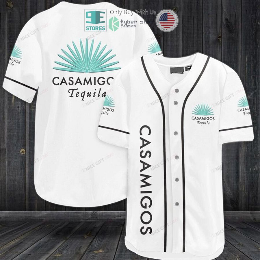 BEST Casamigos Tequila white Baseball Jersey baseball jersey product view 1