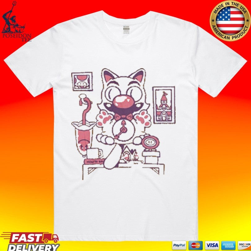 Cat On Time Sketchdemao Shirt Unisex T-shirt, Sweatshirt, Hoodie, Long Sleeve Tee - T-Shirt, Sweatshirt, Hoodie