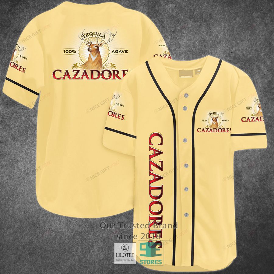 Cazadores Tequila Baseball Jersey baseball jersey product view 1