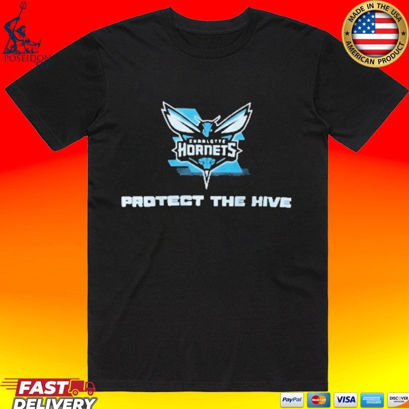 Charlotte Hornets Protect The Hive T-shirt Unisex T-shirt, Sweatshirt, Hoodie, Long Sleeve Tee - T-Shirt, Sweatshirt, Hoodie
