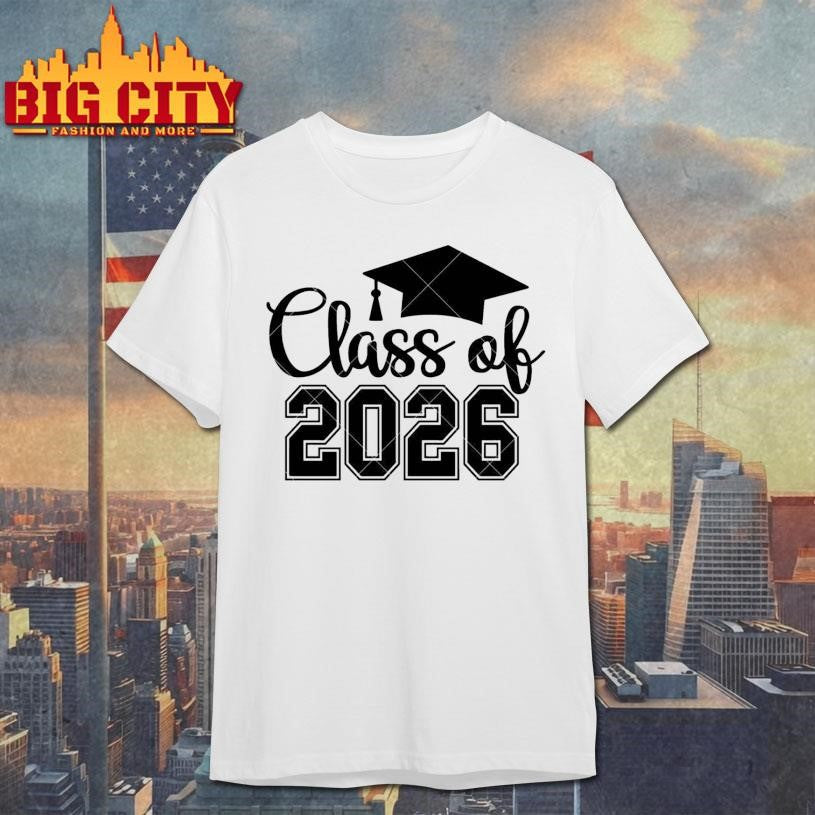 cheerleader senior Class Of 2026 Shirt Unisex T-shirt, Sweatshirt, Hoodie, Long Sleeve Tee - T-Shirt, Sweatshirt, Hoodie