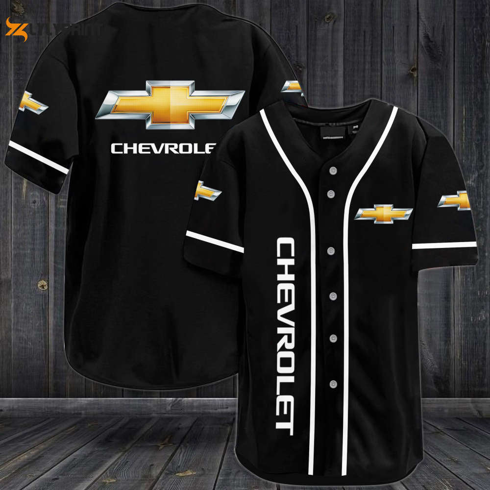 Chevrolet Baseball Jersey - Perfect Gift for Men and Women Premium Quality and Style! - lylyprint.com baseball jersey product view 1