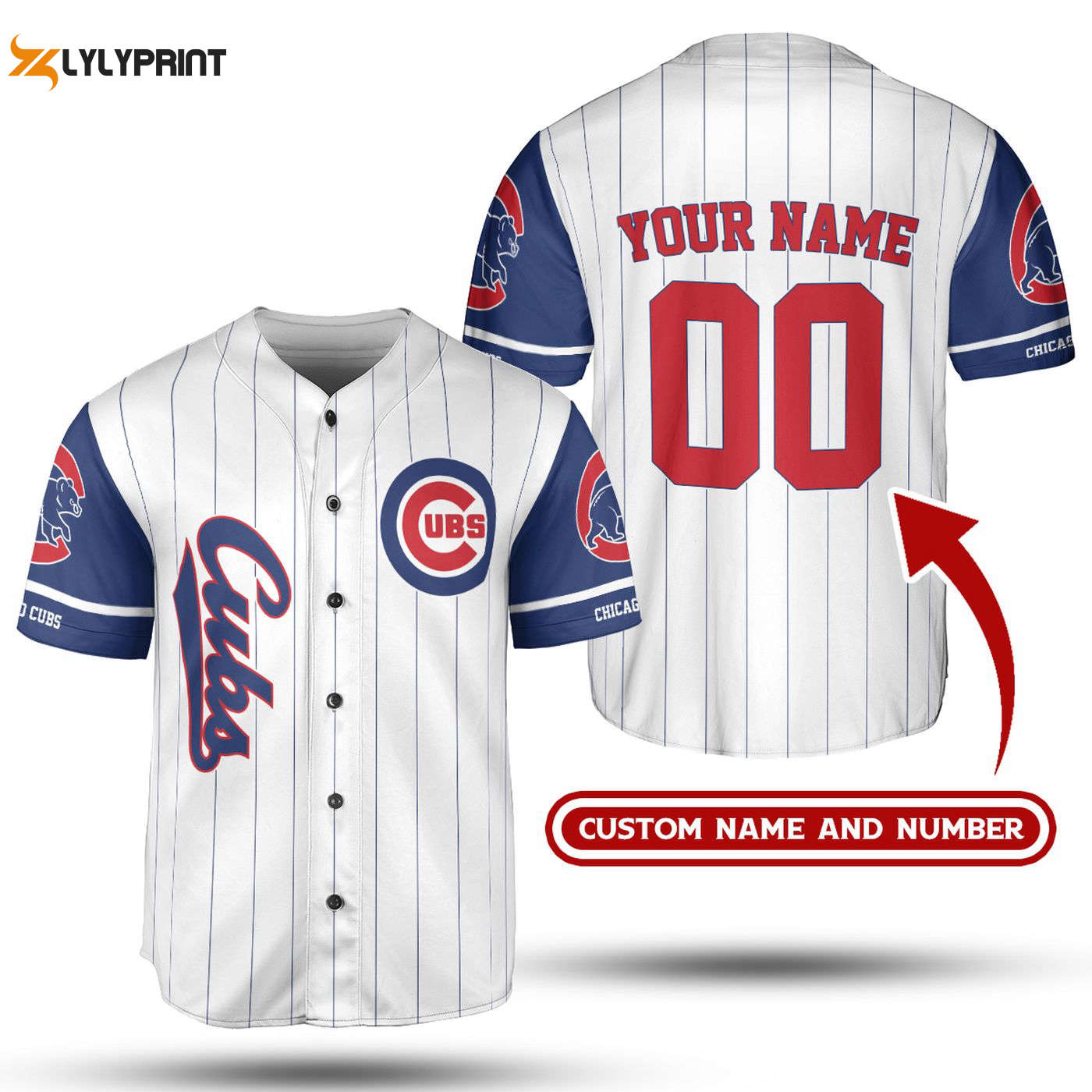 Chicago Cubs MLB Jersey Shirt: Official Fan Collection for Baseball Enthusiasts - lylyprint.com baseball jersey product view 1