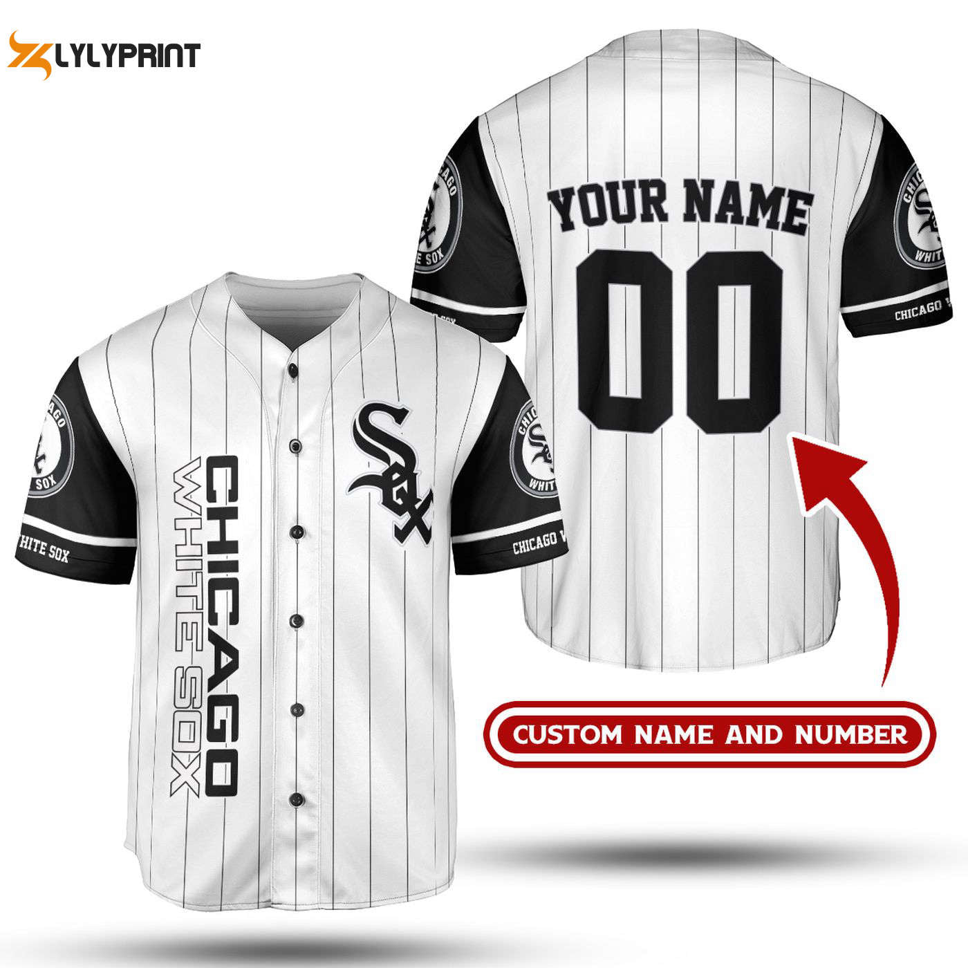 Chicago White Sox MLB Jersey Shirt - Show Your Team Spirit with Custom Baseball Collection for True Fans - lylyprint.com baseball jersey product view 1