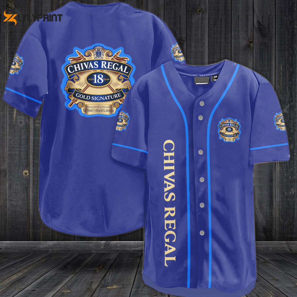 Chivas Regal All Over Print Unisex Baseball Jersey - lylyprint.com baseball jersey product view 1