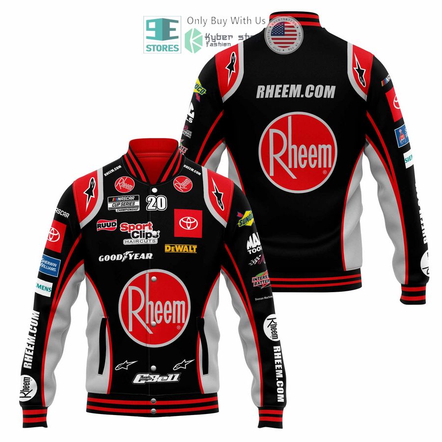 BEST Christopher Bell Rheem Baseball Jacket baseball jersey product view 1