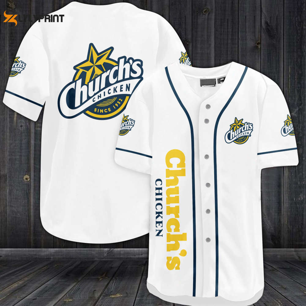 Chuck's Chicken Since 1952 Baseball Jersey - lylyprint.com baseball jersey product view 1