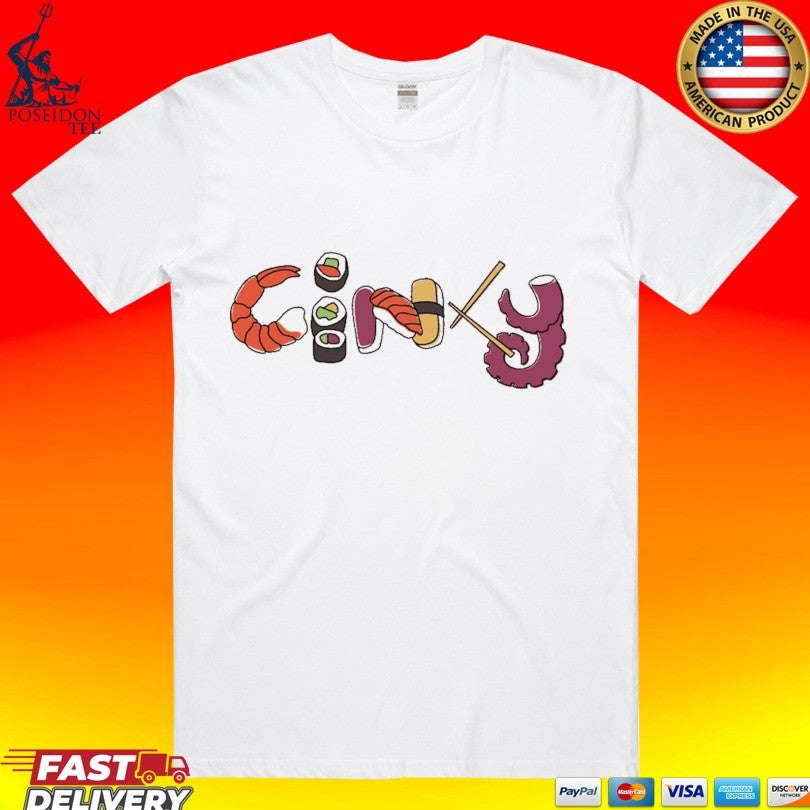 Cincinnati Cincy Sushi T-shirt Unisex T-shirt, Sweatshirt, Hoodie, Long Sleeve Tee - T-Shirt, Sweatshirt, Hoodie