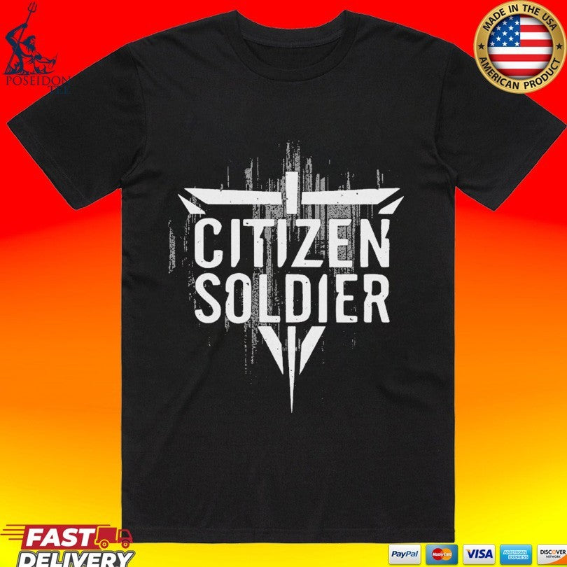 Citizen Soldier Logo T-shirt Unisex T-shirt, Sweatshirt, Hoodie, Long Sleeve Tee - T-Shirt, Sweatshirt, Hoodie