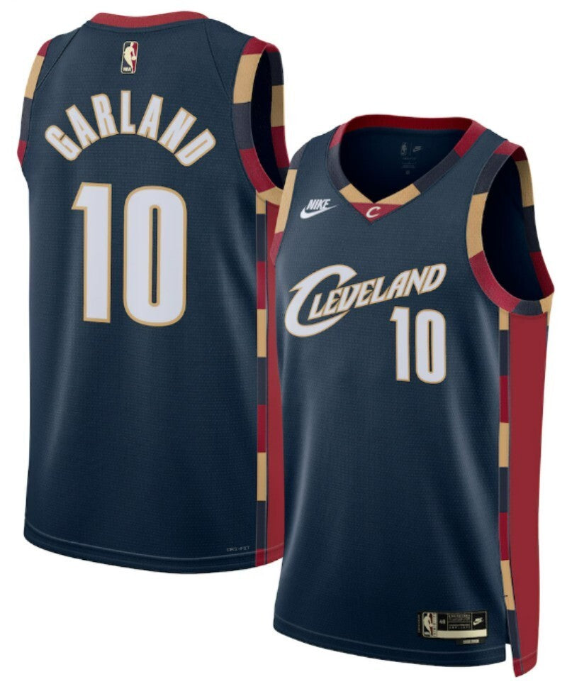 cleveland cavaliers #10 darius garland unisex swingman jersey - classic edition - navy Basketball Jersey basketball jersey product view 1