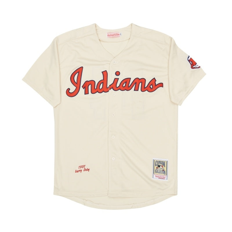 cleveland indians #14 larry doby Style 2 Baseball Jersey baseball jersey product view 1