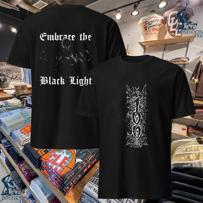 Closed Casket Activities 100 Demons Vertical Demon Black White Black T-shirt Unisex T-shirt, Sweatshirt, Hoodie, Long Sleeve Tee - T-Shirt, Sweatshirt, Hoodie