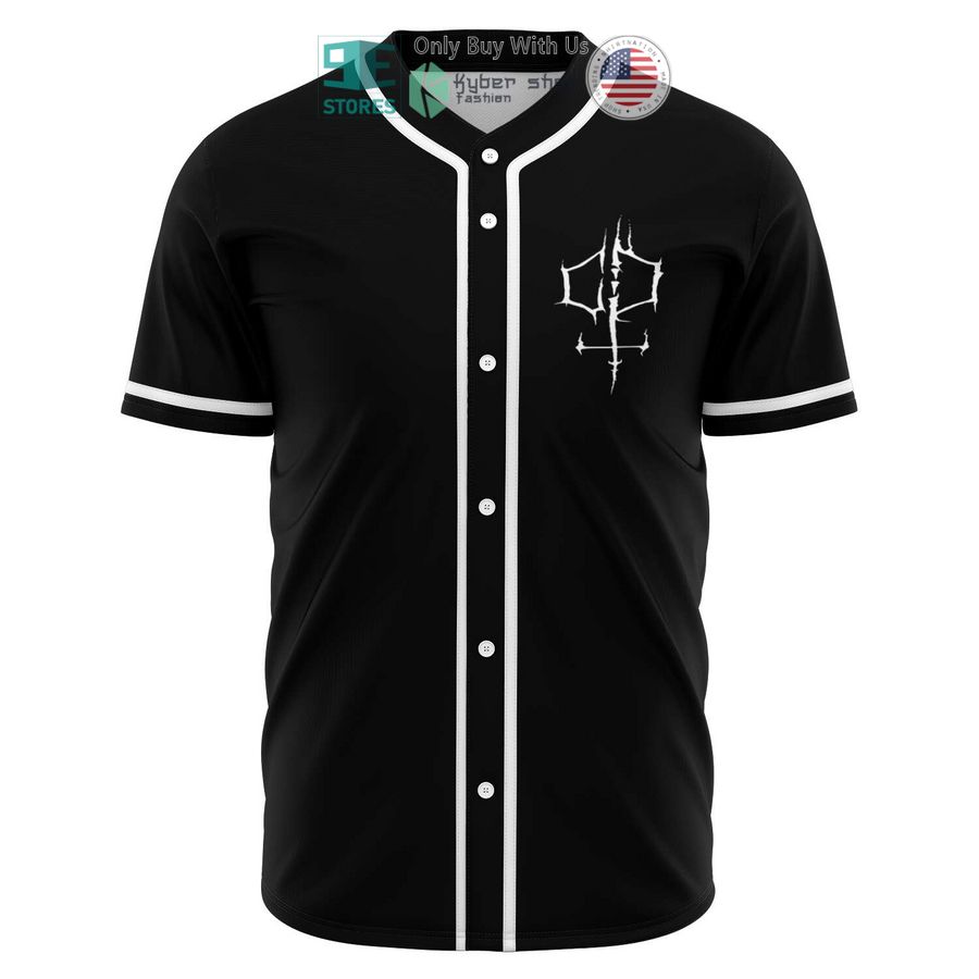 BEST Code Pandorum black Baseball Jersey baseball jersey product view 1