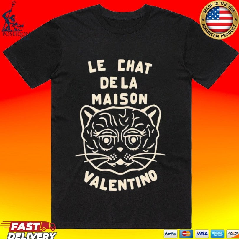 Colman Domingo Le Chat De La Maison Valentino T-shirt Unisex T-shirt, Sweatshirt, Hoodie, Long Sleeve Tee - T-Shirt, Sweatshirt, Hoodie