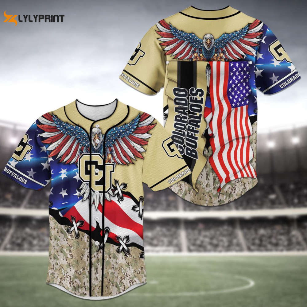Colorado Buffaloes Baseball Jersey Gift For Men Women - lylyprint.com baseball jersey product view 1