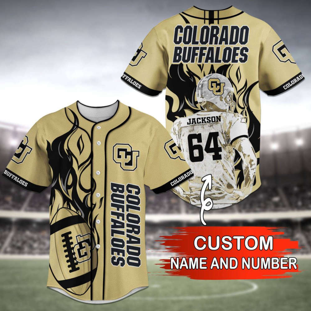 Colorado Buffaloes Baseball Jersey Personalized 2023 Gift For Men Women - lylyprint.com baseball jersey product view 2