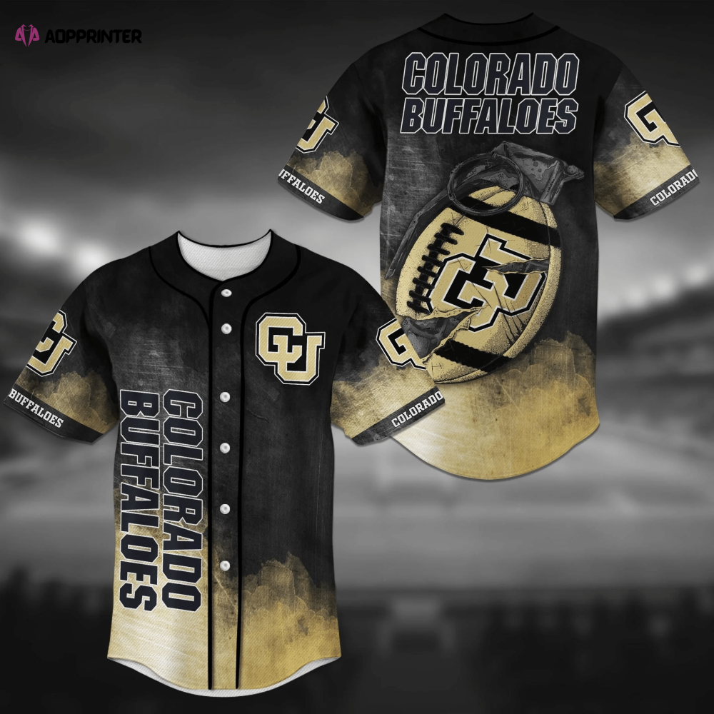 Colorado Buffaloes NCAA Baseball Jersey Shirt Grenade FVJ baseball jersey product view 1