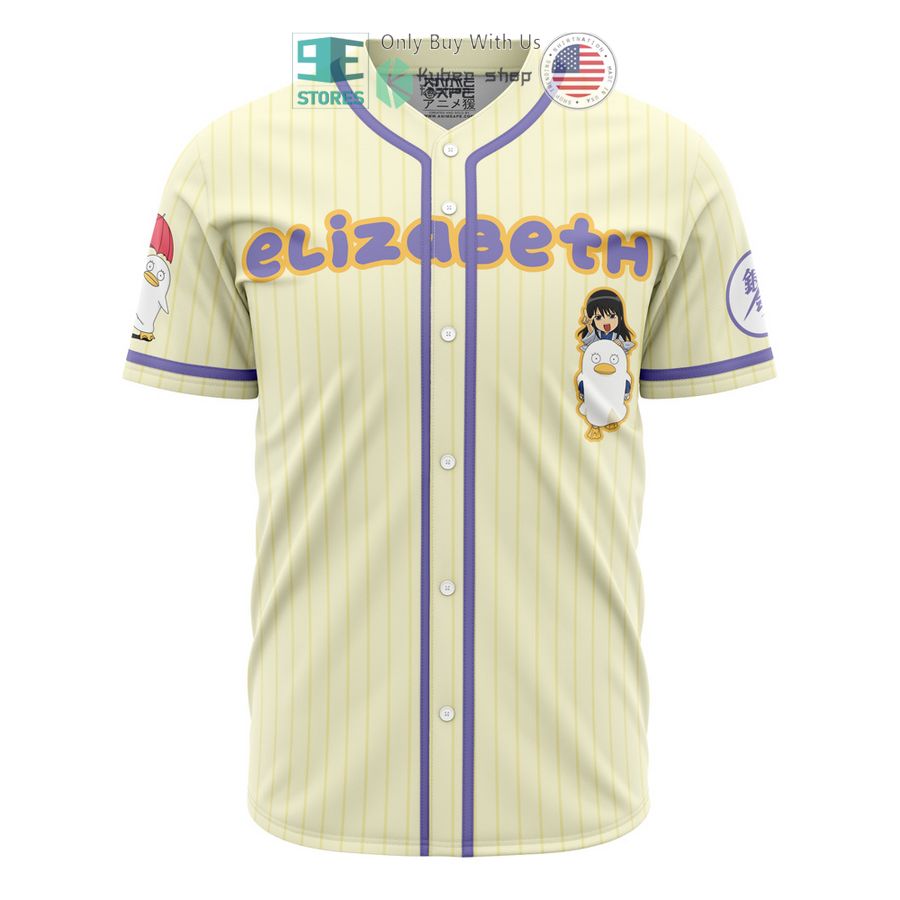 BEST Cosmic Elizabeth Gintama Baseball Jersey baseball jersey product view 1