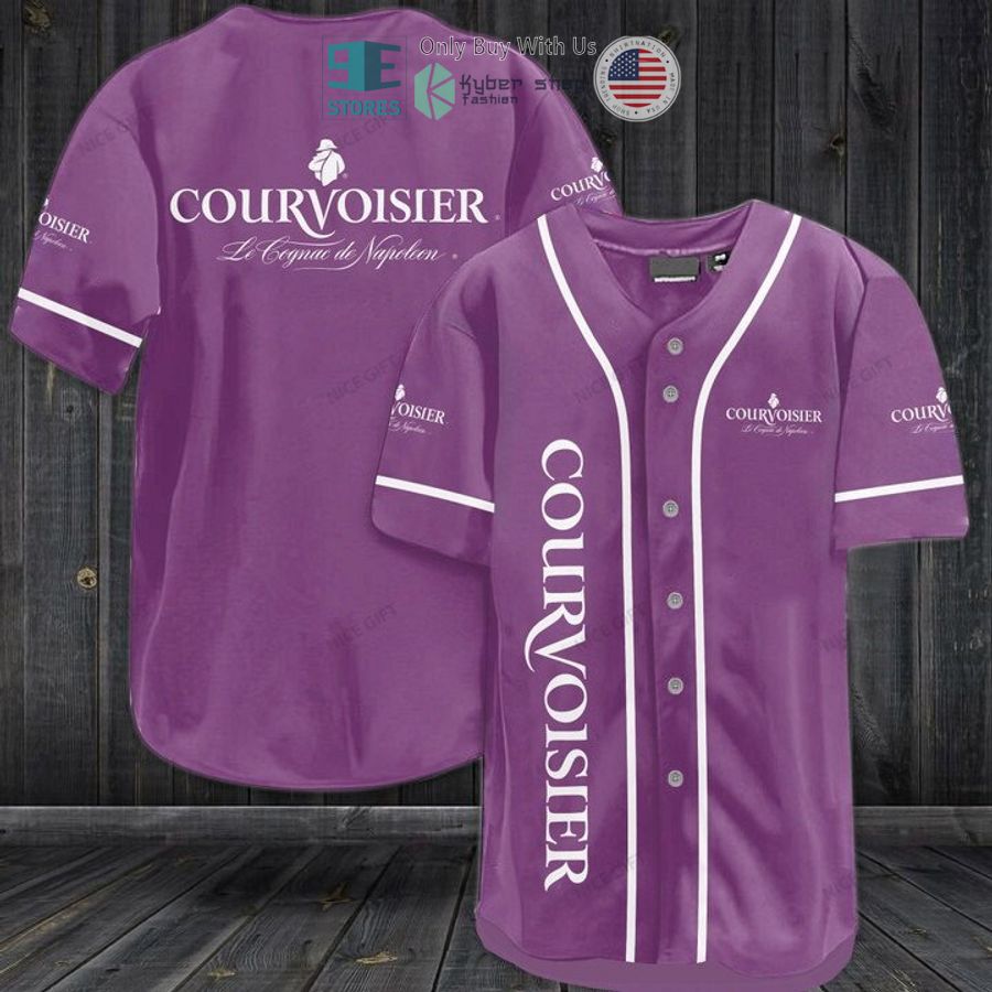 BEST Courvoisier purple Baseball Jersey baseball jersey product view 1