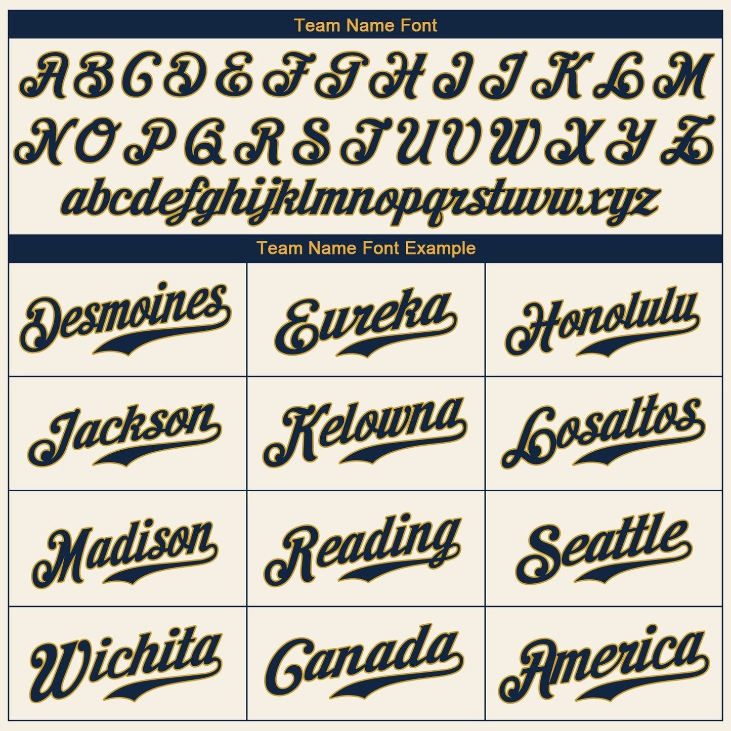 Custom Cream Navy-Gold Authentic Baseball Jersey baseball jersey product view 5