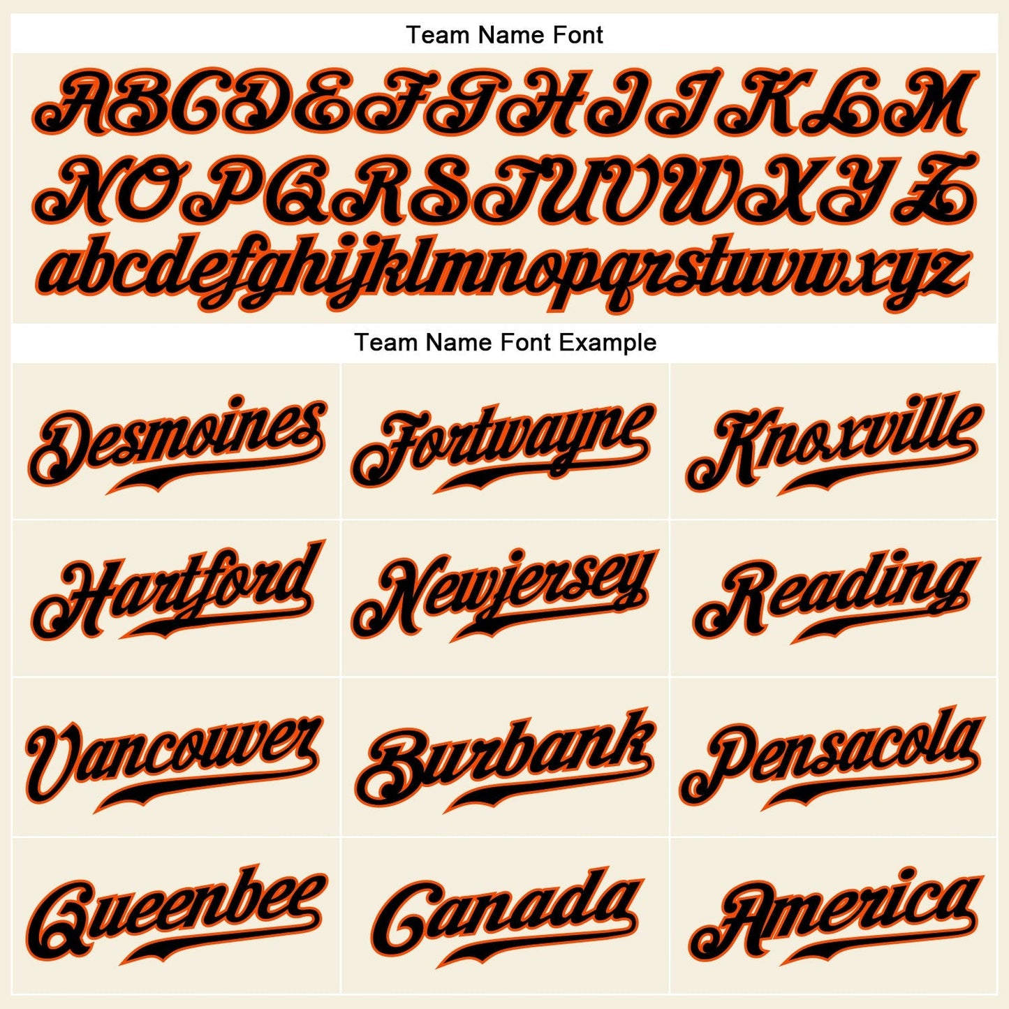 Custom Cream Black Pinstripe Black-Orange Authentic Baseball Jersey baseball jersey product view 4