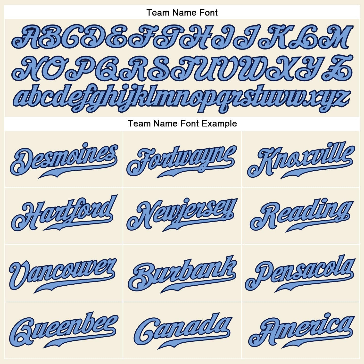 Custom Cream Navy Pinstripe Light Blue-Navy Authentic Baseball Jersey baseball jersey product view 4
