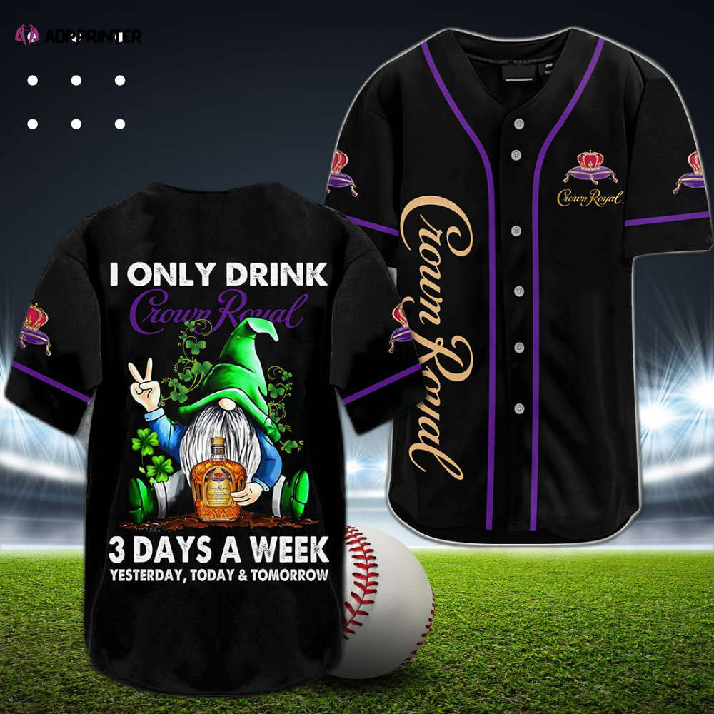 Crown Royal Baseball Jersey: CR1705l5kd – Premium Quality & Unique Design baseball jersey product view 1