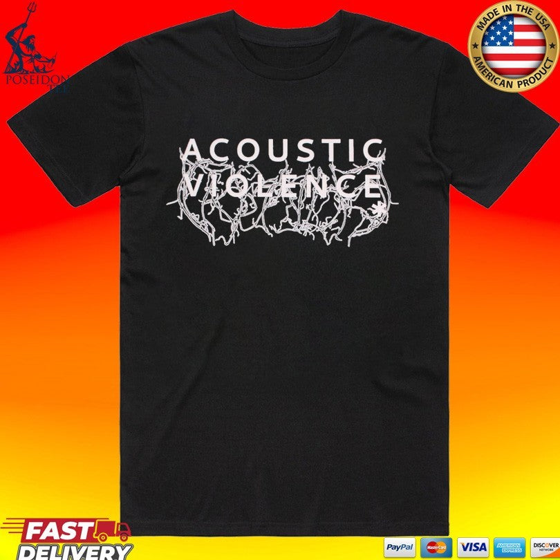 Crystal Lake Acoustic Violence T-shirt Unisex T-shirt, Sweatshirt, Hoodie, Long Sleeve Tee - T-Shirt, Sweatshirt, Hoodie