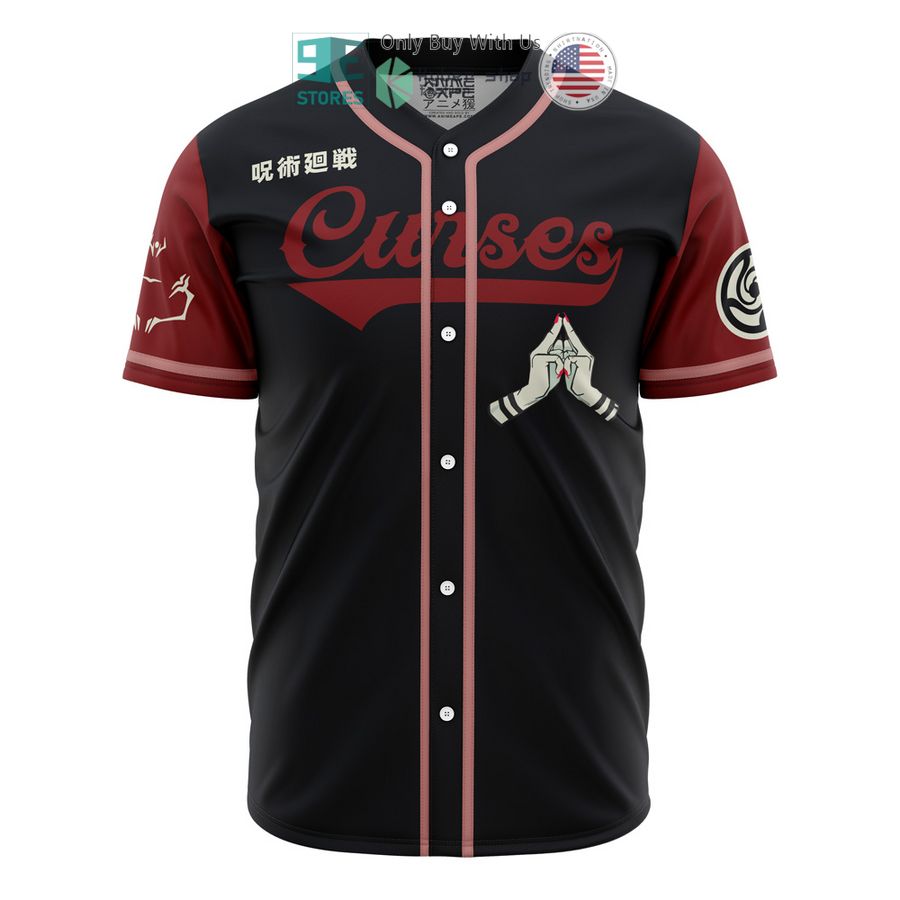 BEST Curses Sukuna Jujutsu Kaisen Baseball Jersey baseball jersey product view 1