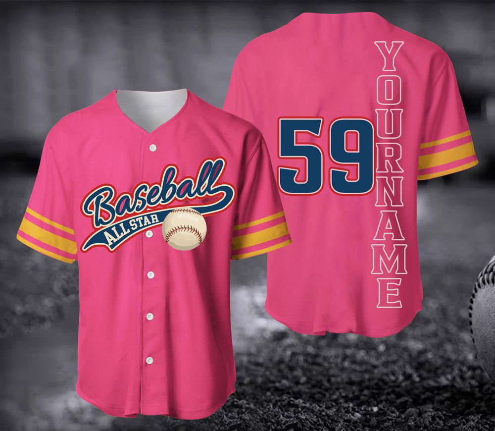 Custom Baseball Jersey,Personalized Jersey - lylyprint.com baseball jersey product view 4