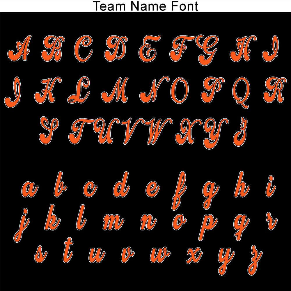 Custom Jersey Baltimore Black Orange White, Baltimore Oriole Baseball Jersey For Men Women - lylyprint.com baseball jersey product view 4