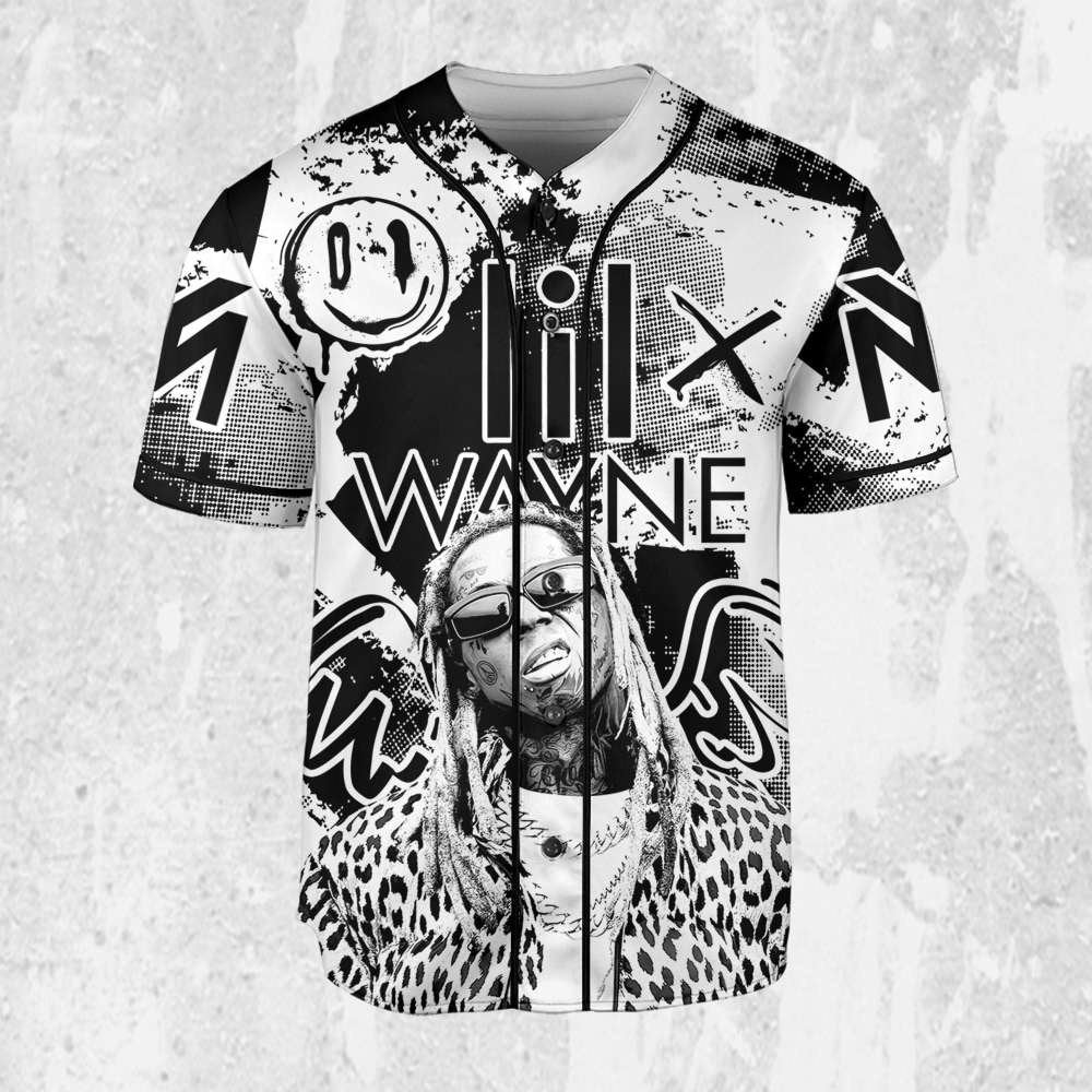 Custom Lil Wayne Jersey: Personalize Tha Carter Baseball Shirt - Aopprinter baseball jersey product view 2
