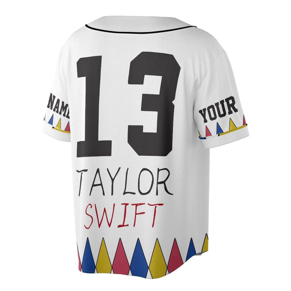 Custom Name And Number Junior Jewels Music Baseball Jersey - lylyprint.com baseball jersey product view 2