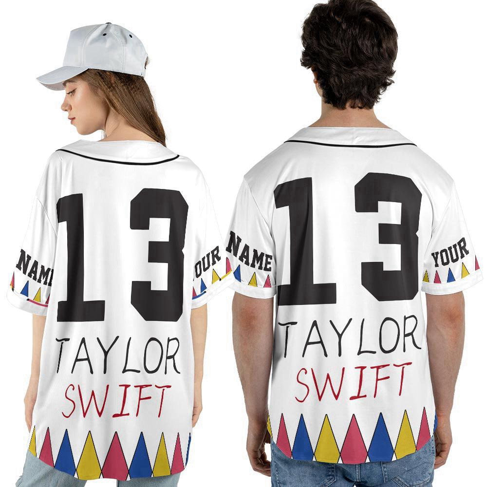 Custom Name And Number Junior Jewels Music Baseball Jersey - lylyprint.com baseball jersey product view 4