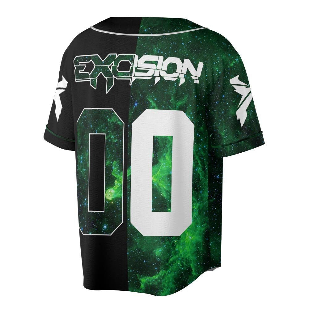 Custom Name Excision Dj Music Baseball Jersey, DJ Live World Tour 2023 Shirt - lylyprint.com baseball jersey product view 3