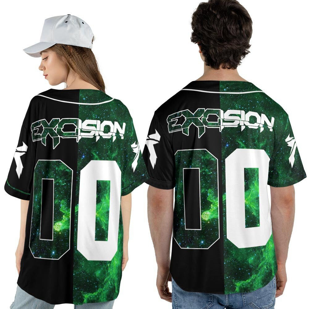 Custom Name Excision Dj Music Baseball Jersey, DJ Live World Tour 2023 Shirt - lylyprint.com baseball jersey product view 5