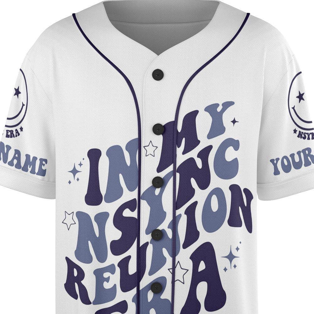 Custom Name In my Nsync Reunion Era Music Baseball Jersey, Nsync Boy Band 90s 2023 - lylyprint.com baseball jersey product view 5