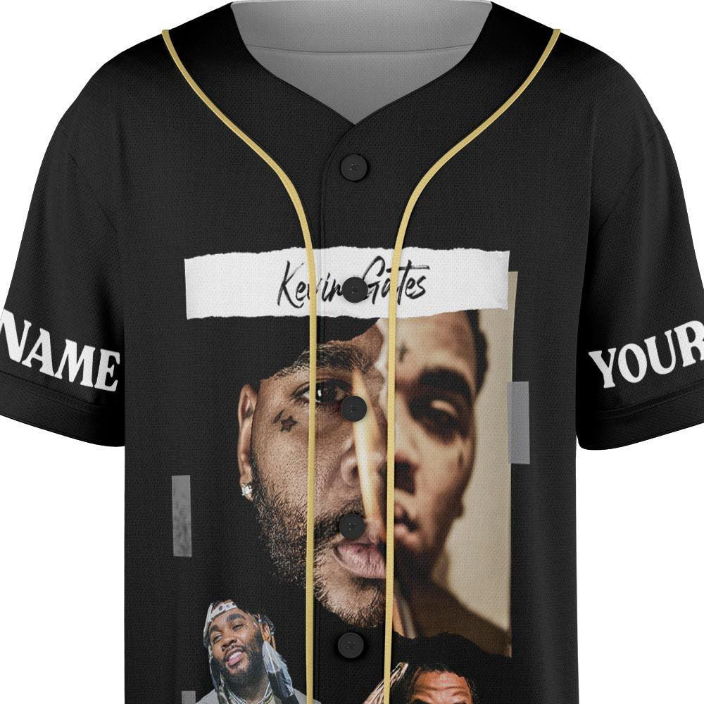 Custom Name KG Music Baseball Jersey, Only The Generals Tour 2023 - lylyprint.com baseball jersey product view 5
