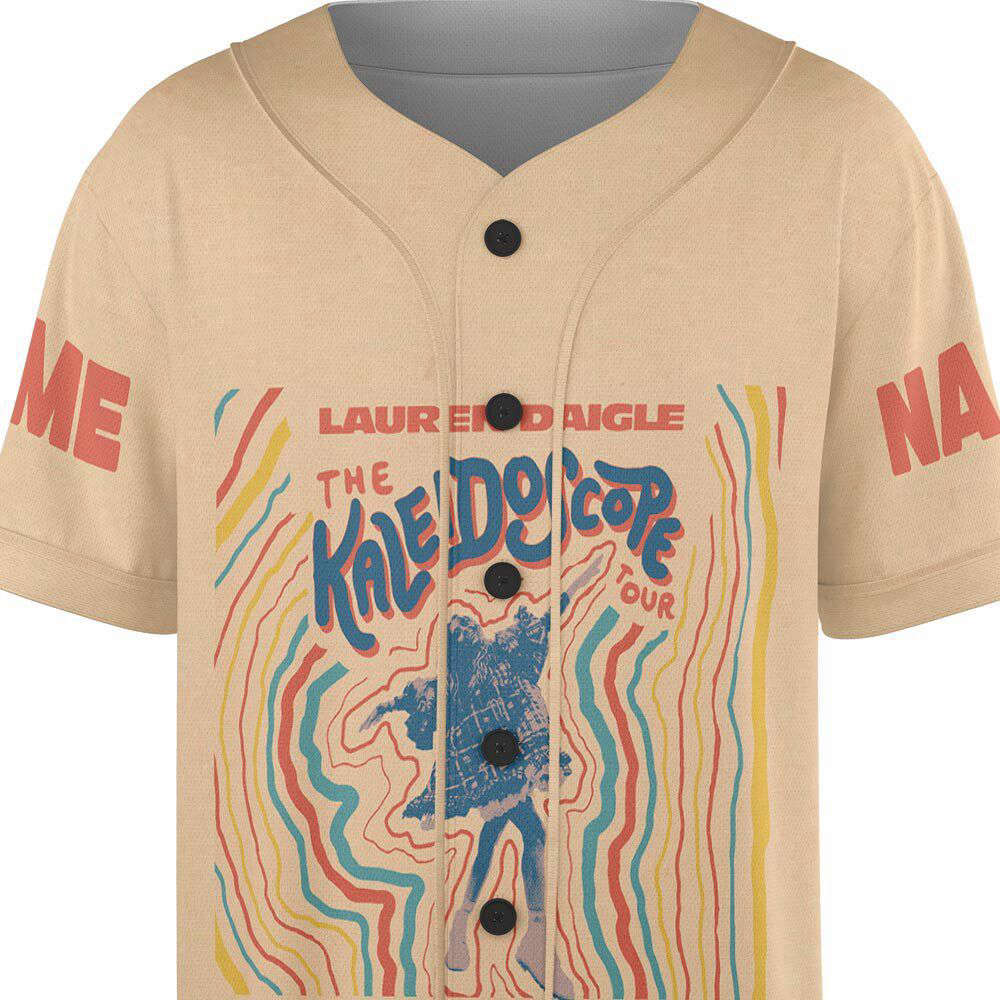 Custom Name Lauren Daigle Music Baseball Jersey - lylyprint.com baseball jersey product view 4