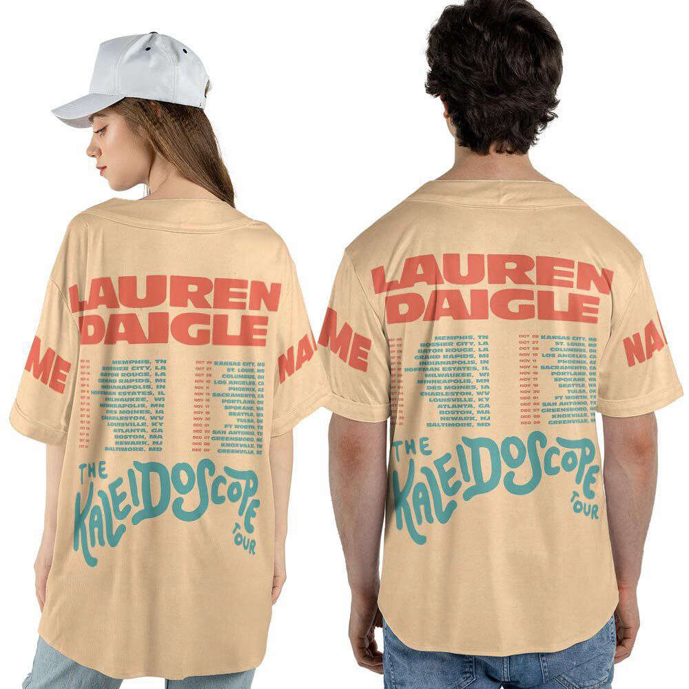 Custom Name Lauren Daigle Music Baseball Jersey - lylyprint.com baseball jersey product view 5
