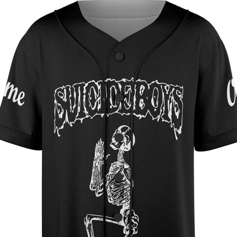 Custom Name Suicideboys Baseball Jersey - lylyprint.com baseball jersey product view 5