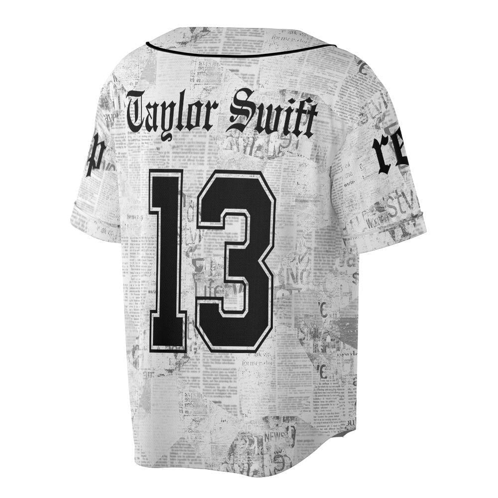 Custom Name Taylor Music Baseball Jersey , Reputation Snake Baseball Jersey For Men Women - lylyprint.com baseball jersey product view 2