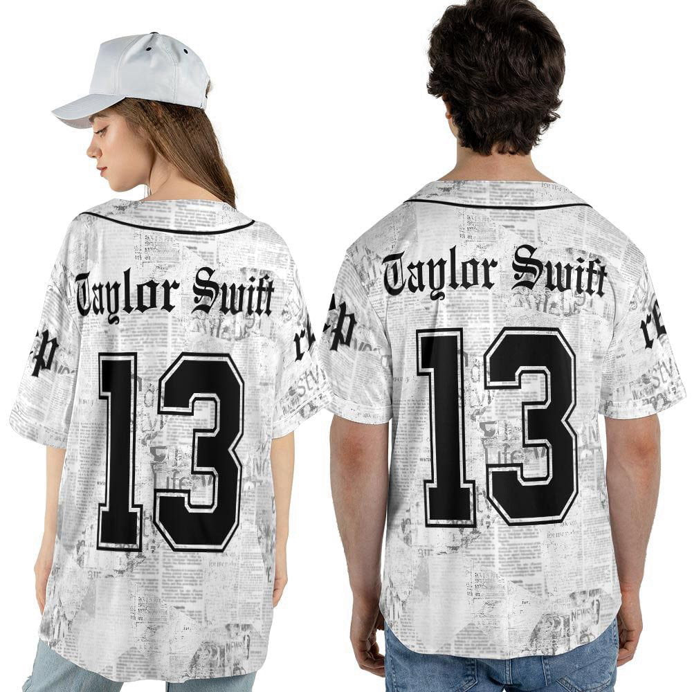 Custom Name Taylor Music Baseball Jersey , Reputation Snake Baseball Jersey For Men Women - lylyprint.com baseball jersey product view 4