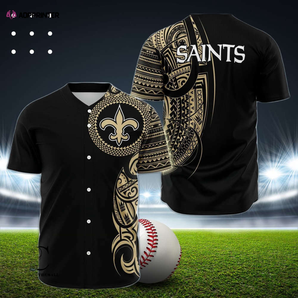 Custom New Orleans Polynesian Baseball Jersey – Personalized Sports Apparel baseball jersey product view 1