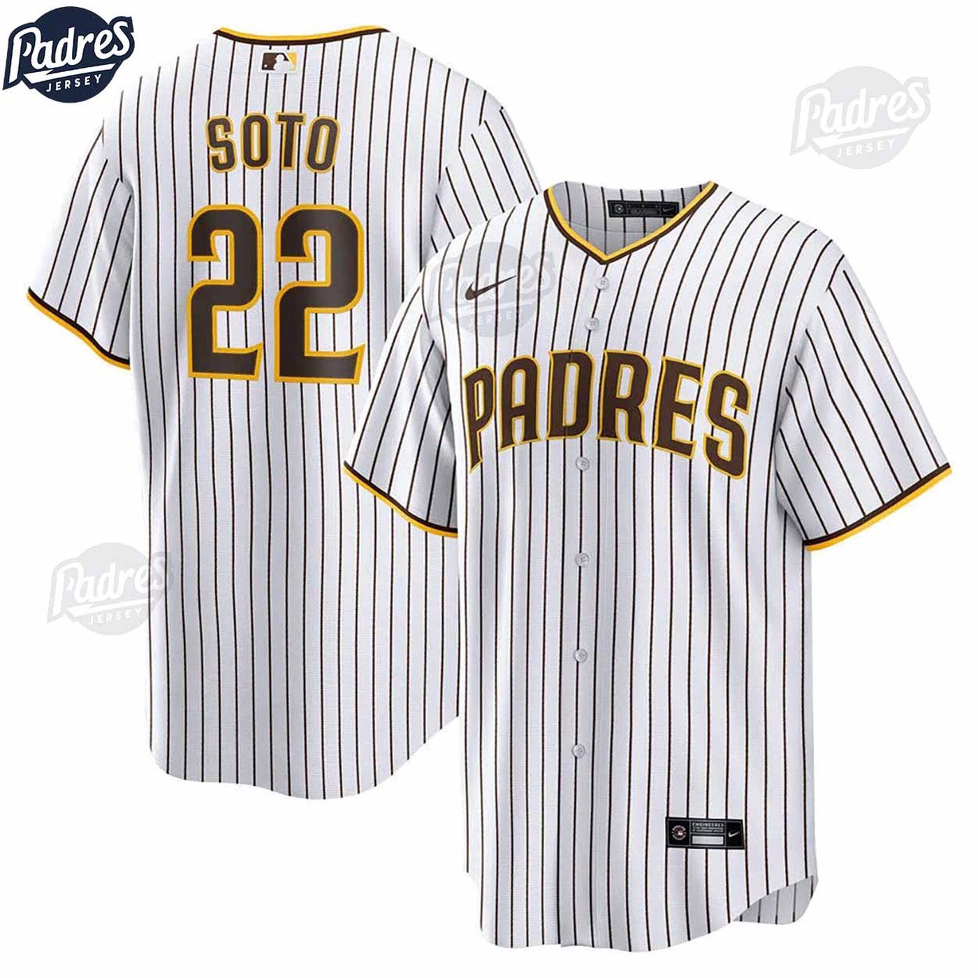 Shop Custom San Diego Padres MLB Jerseys - Personalized Baseball Jersey - lylyprint.com baseball jersey product view 2